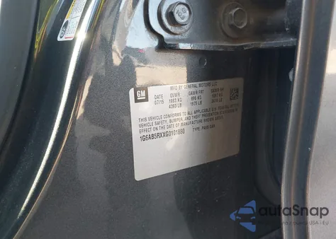 2016 Cadillac Ats Luxury Collection z USA, uszkodzony, nr VIN 1G6AB5RXXG0101880